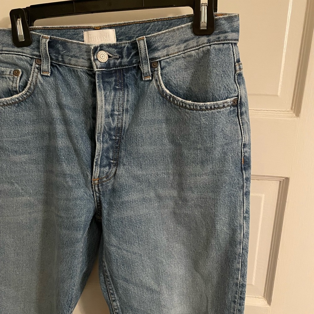 BOYISH Womens Tommy High Rise Straight Jeans Size 29 - Picture 5 of 8